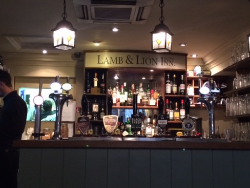 Taps at the Lamb and Lion pub in York